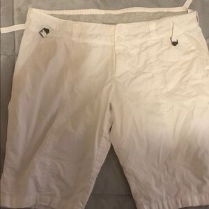 Nike women's long White Casual Shorts size xl